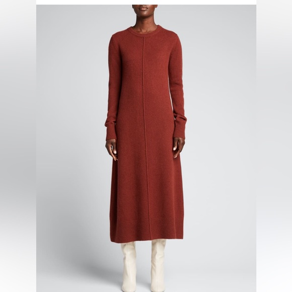 co seamed crew neck sweater dress - Picture 2 of 7